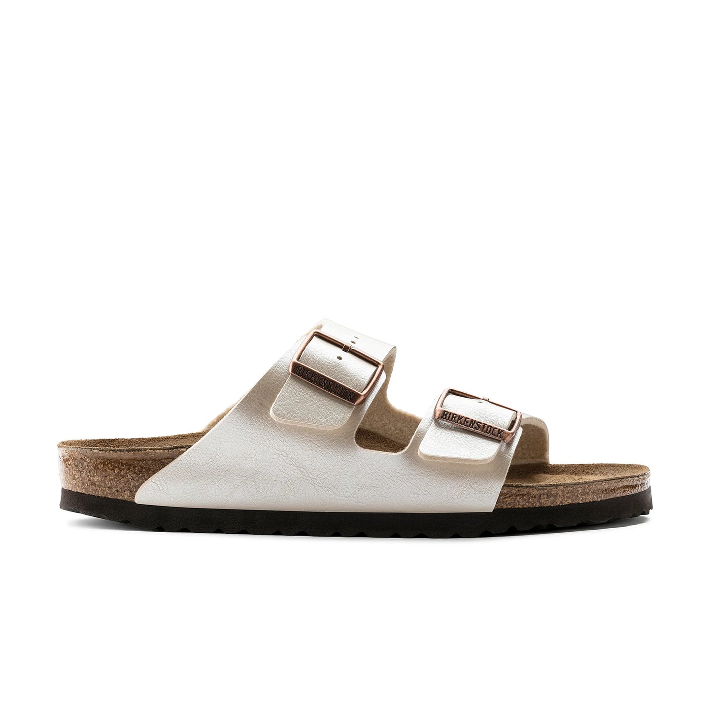 Arizona Graceful Birko-Flor Sandal - Pearl White