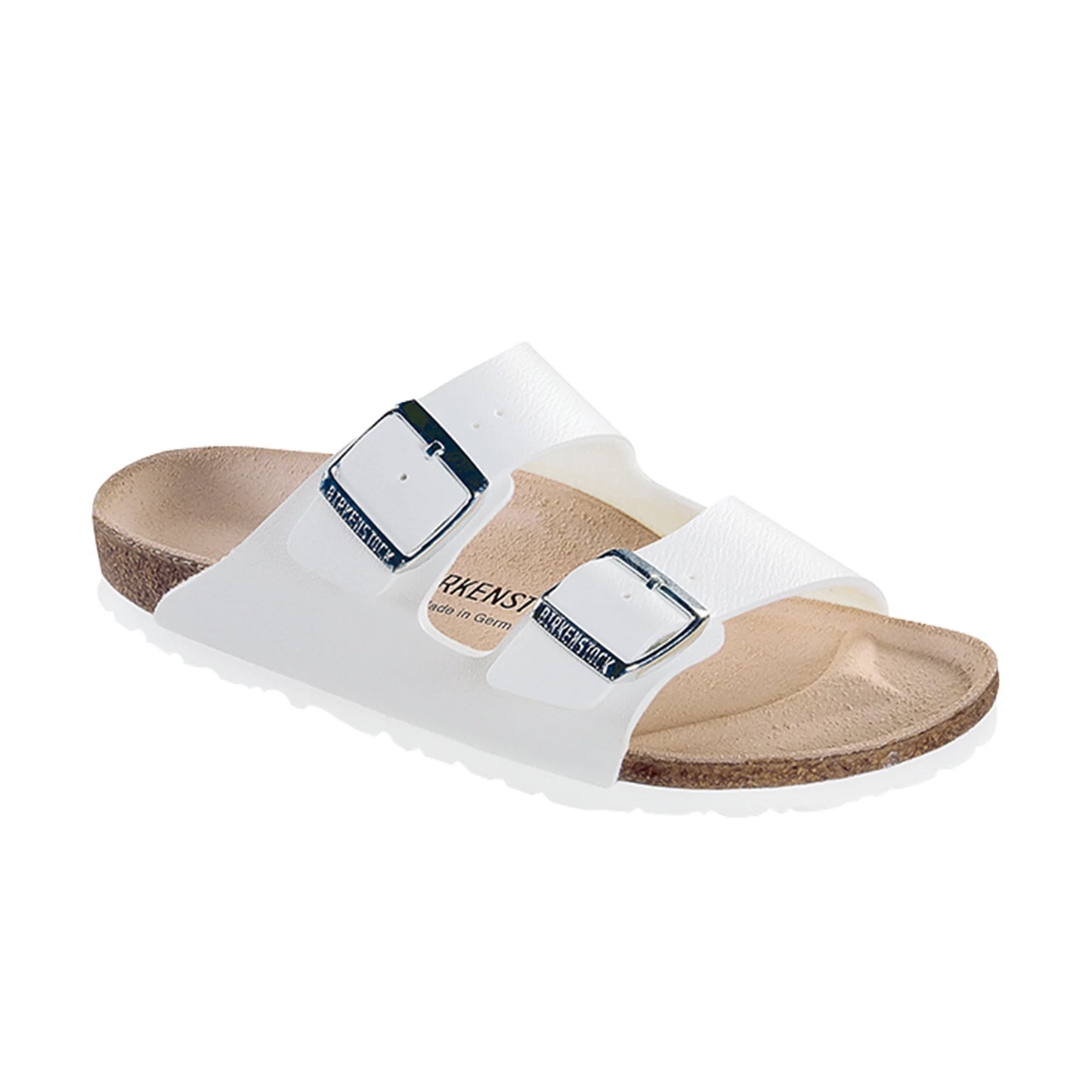 Arizona White Birko-Flor Sandal Main