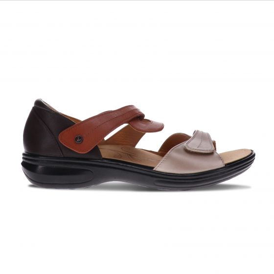 Geneva Sandal - Coffee Metallic