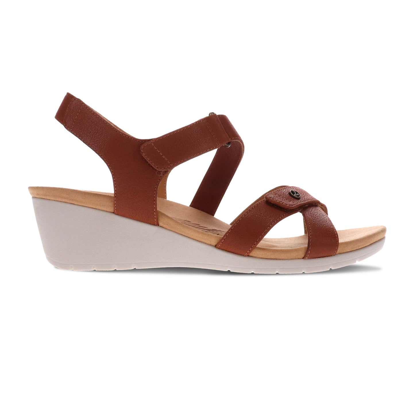 Casablanca Wedge Sandal - Cognac