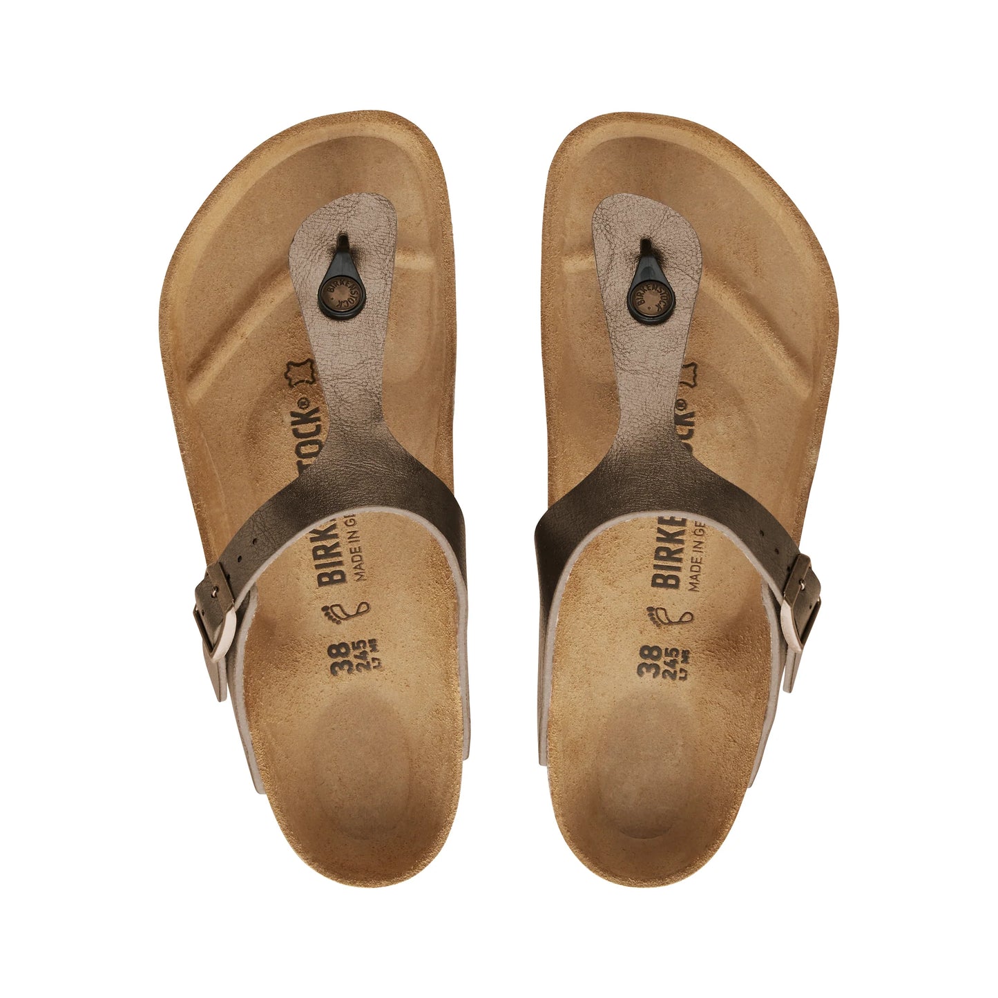 Gizeh Birko-Flor Sandal - Graceful Taupe