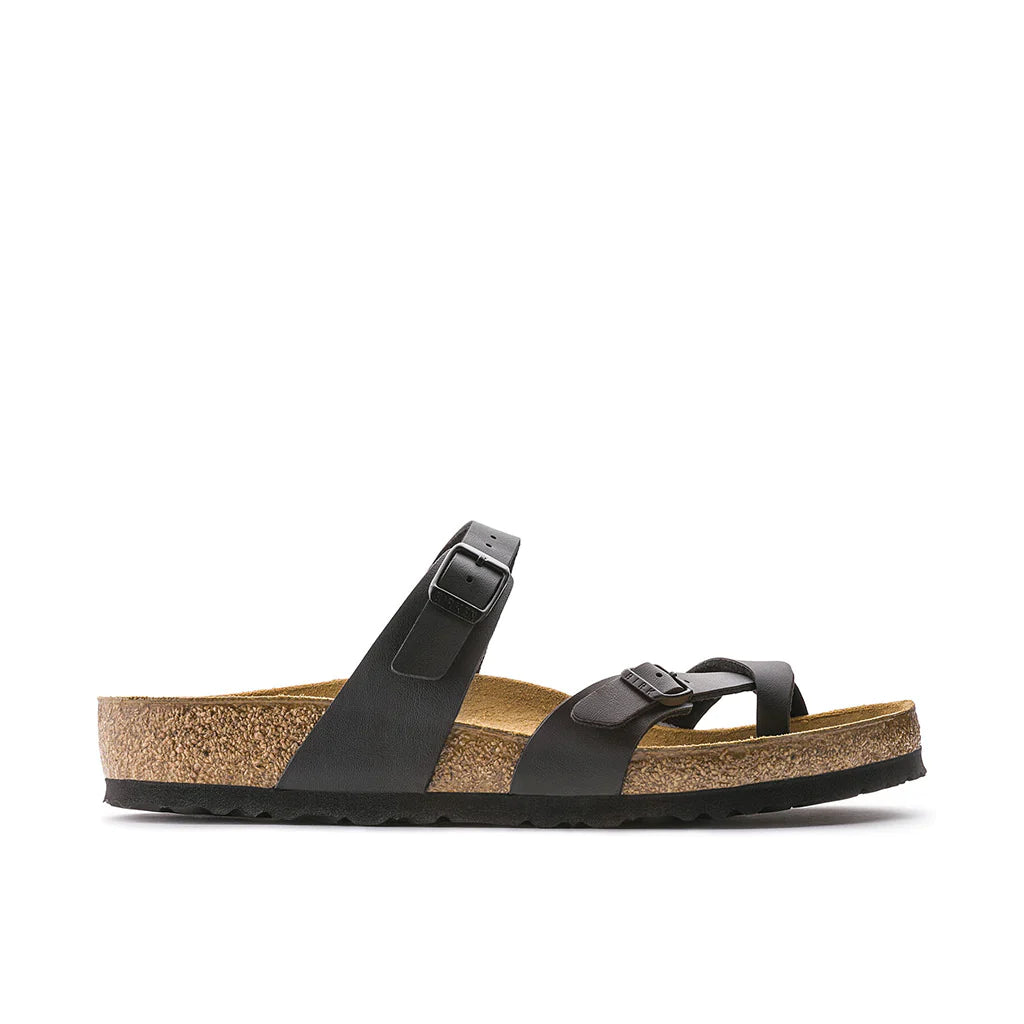 Mayari Black Birko-Flor Thong