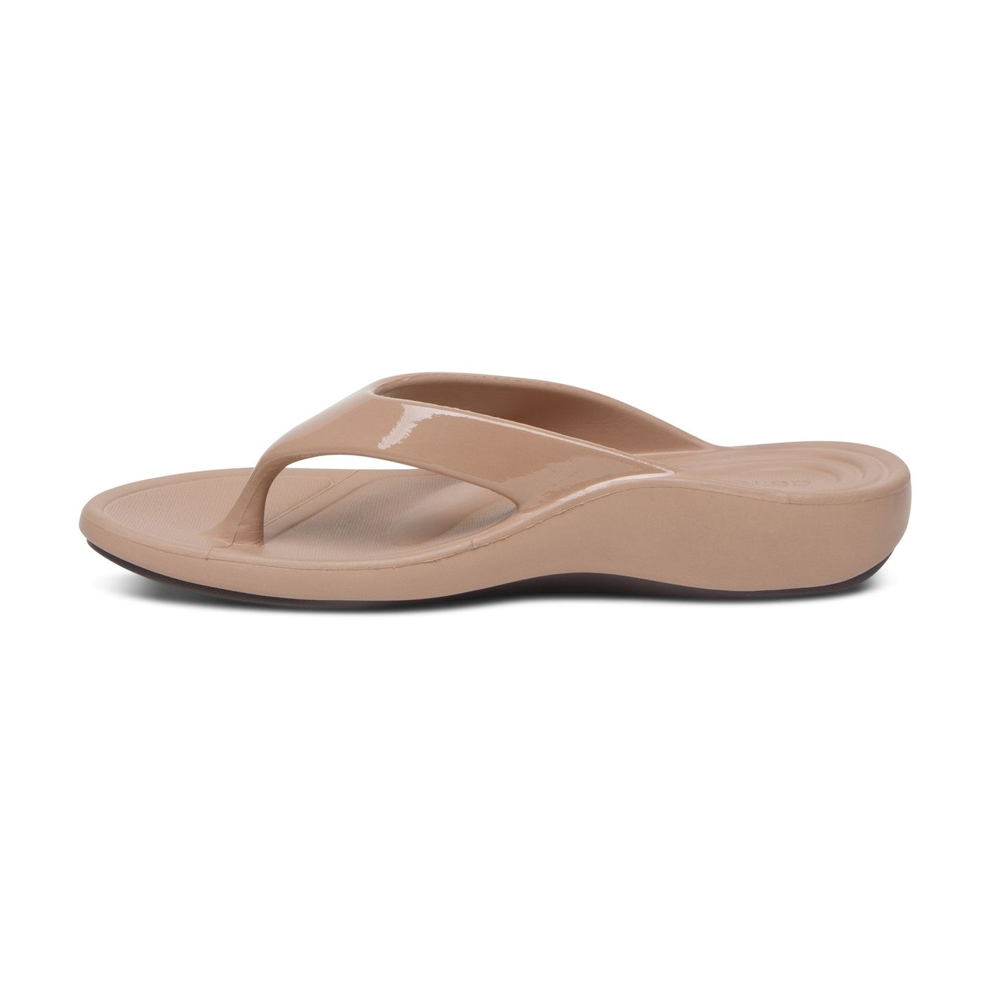 Maui Women's Mocha Toe Post Sandal - Aetrex