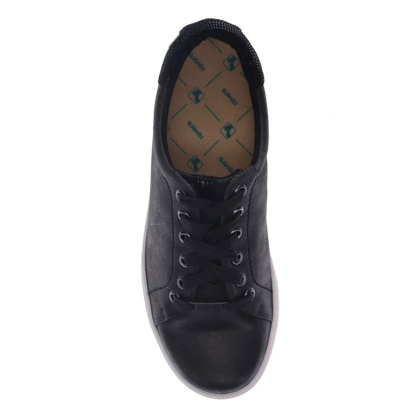 Limoges Onyx-Black Lizard Shoe - Revere