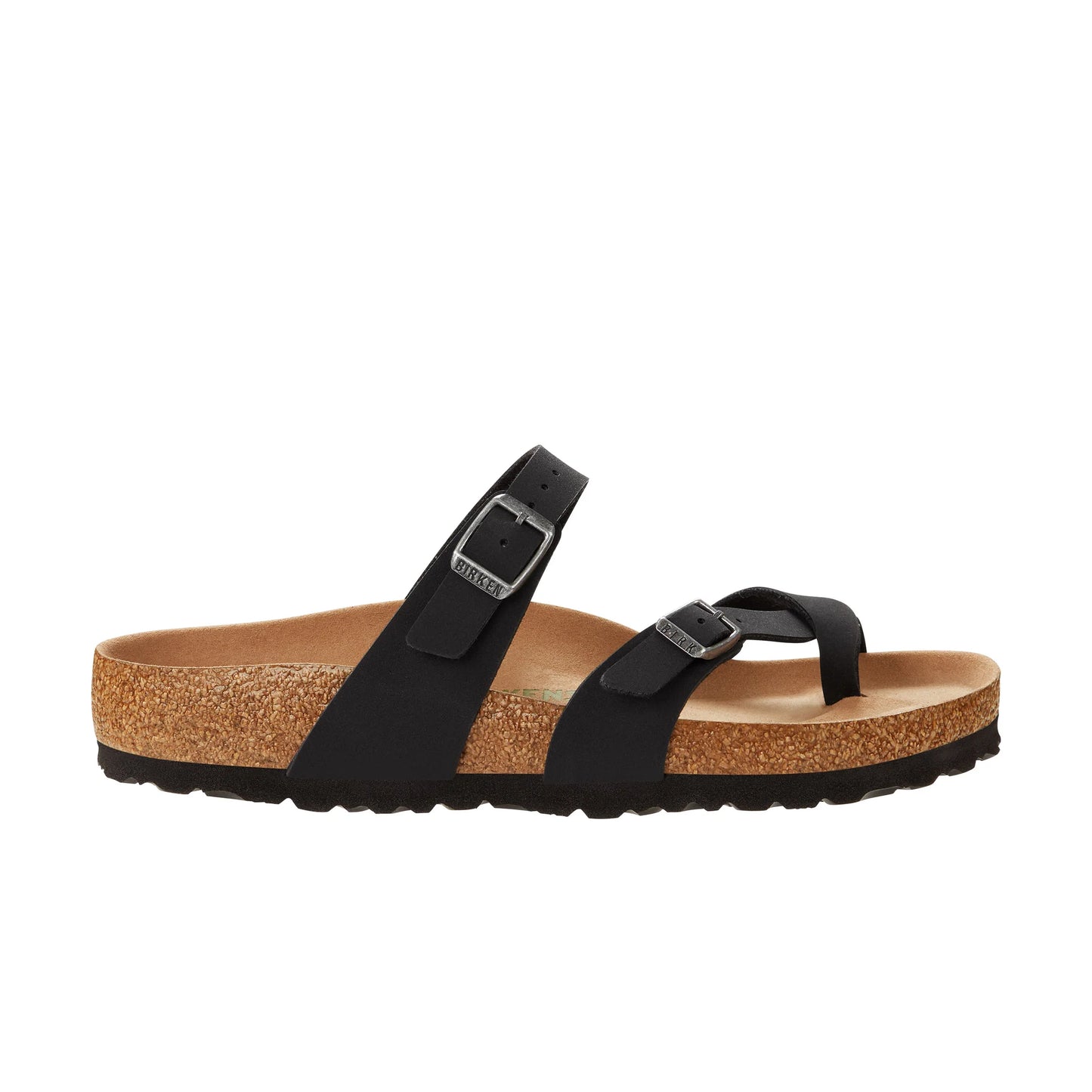 Mayari Earthy Vegan BirkiBuc Sandal - Black