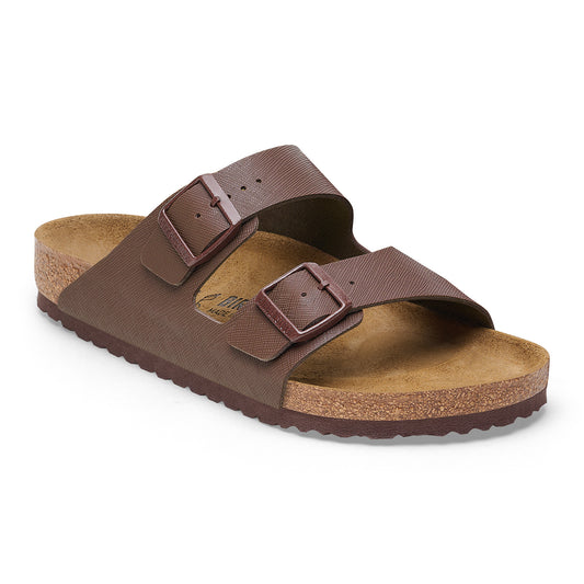 Arizona Birko-Flor Sandal - Saffiano Roast