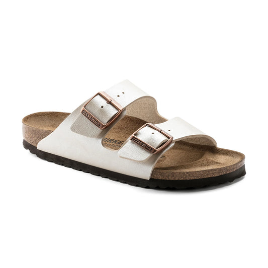 Arizona Graceful Birko-Flor Sandal - Pearl White